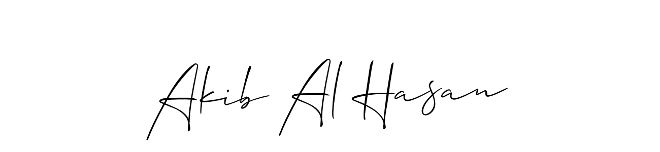 How to make Akib Al Hasan signature? Allison_Script is a professional autograph style. Create handwritten signature for Akib Al Hasan name. Akib Al Hasan signature style 2 images and pictures png