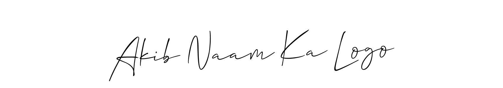 Similarly Allison_Script is the best handwritten signature design. Signature creator online .You can use it as an online autograph creator for name Akib Naam Ka Logo. Akib Naam Ka Logo signature style 2 images and pictures png