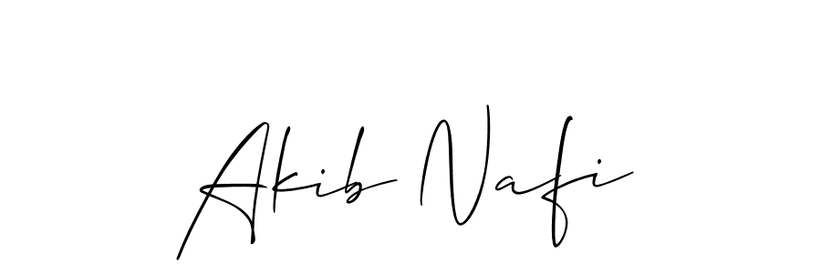 if you are searching for the best signature style for your name Akib Nafi. so please give up your signature search. here we have designed multiple signature styles  using Allison_Script. Akib Nafi signature style 2 images and pictures png