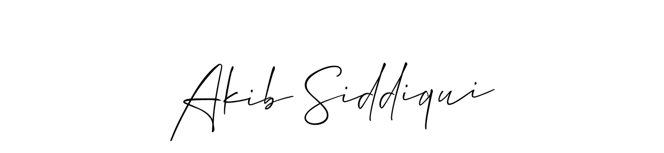 The best way (Allison_Script) to make a short signature is to pick only two or three words in your name. The name Akib Siddiqui include a total of six letters. For converting this name. Akib Siddiqui signature style 2 images and pictures png