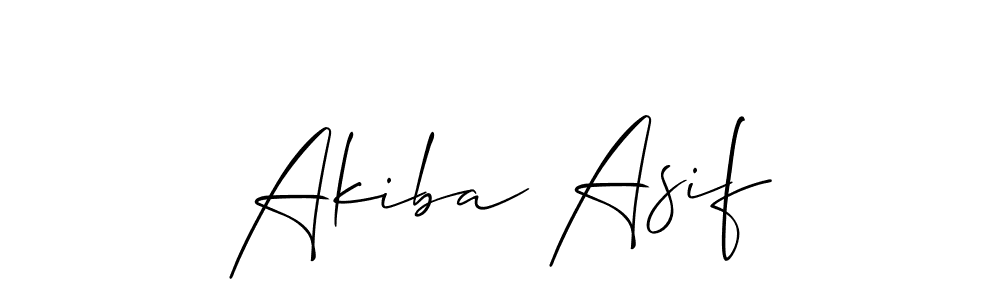 Make a short Akiba Asif signature style. Manage your documents anywhere anytime using Allison_Script. Create and add eSignatures, submit forms, share and send files easily. Akiba Asif signature style 2 images and pictures png