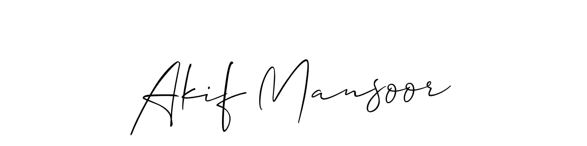 Best and Professional Signature Style for Akif Mansoor. Allison_Script Best Signature Style Collection. Akif Mansoor signature style 2 images and pictures png