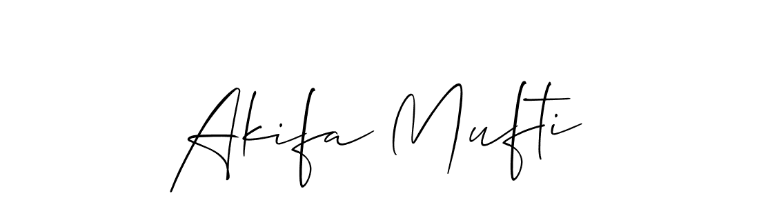 Make a beautiful signature design for name Akifa Mufti. Use this online signature maker to create a handwritten signature for free. Akifa Mufti signature style 2 images and pictures png