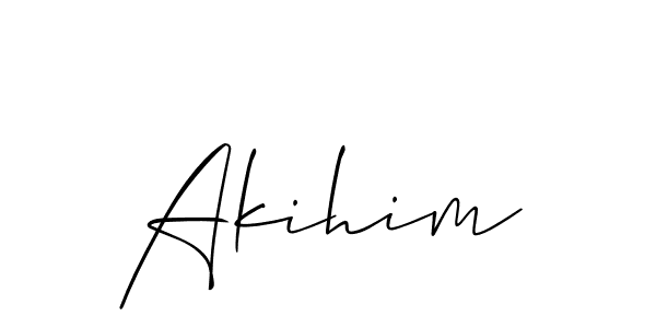 Make a short Akihim signature style. Manage your documents anywhere anytime using Allison_Script. Create and add eSignatures, submit forms, share and send files easily. Akihim signature style 2 images and pictures png