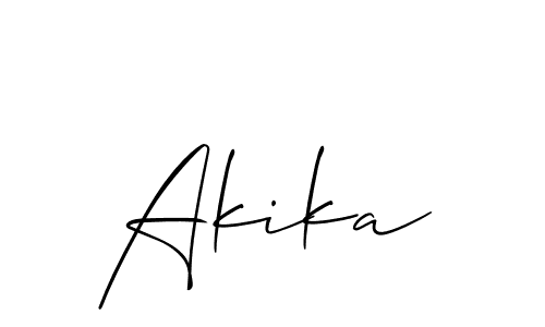 Once you've used our free online signature maker to create your best signature Allison_Script style, it's time to enjoy all of the benefits that Akika name signing documents. Akika signature style 2 images and pictures png