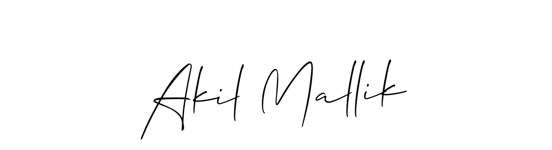 Similarly Allison_Script is the best handwritten signature design. Signature creator online .You can use it as an online autograph creator for name Akil Mallik. Akil Mallik signature style 2 images and pictures png