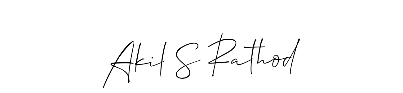 You should practise on your own different ways (Allison_Script) to write your name (Akil S Rathod) in signature. don't let someone else do it for you. Akil S Rathod signature style 2 images and pictures png