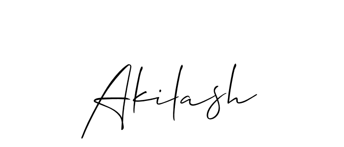 Also we have Akilash name is the best signature style. Create professional handwritten signature collection using Allison_Script autograph style. Akilash signature style 2 images and pictures png