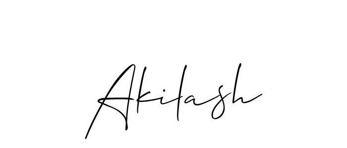 Create a beautiful signature design for name Akilash. With this signature (Allison_Script) fonts, you can make a handwritten signature for free. Akilash signature style 2 images and pictures png