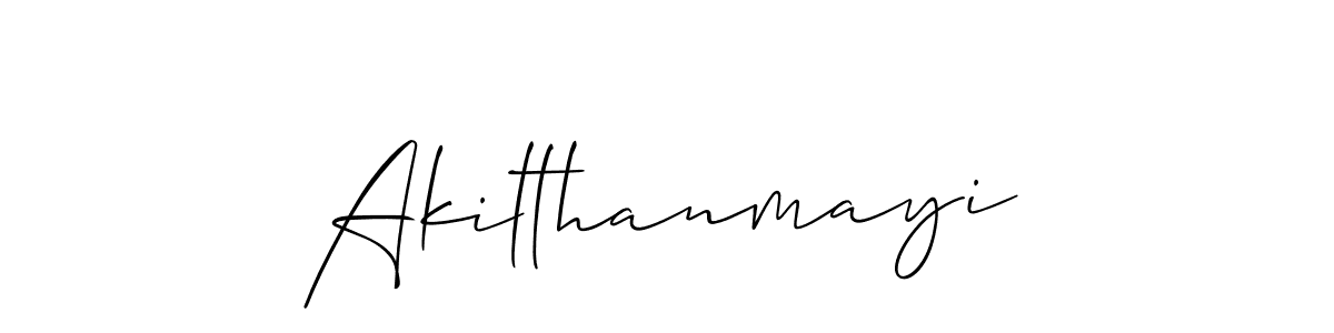 Make a short Akilthanmayi signature style. Manage your documents anywhere anytime using Allison_Script. Create and add eSignatures, submit forms, share and send files easily. Akilthanmayi signature style 2 images and pictures png