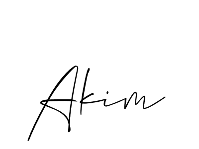 Allison_Script is a professional signature style that is perfect for those who want to add a touch of class to their signature. It is also a great choice for those who want to make their signature more unique. Get Akim name to fancy signature for free. Akim signature style 2 images and pictures png