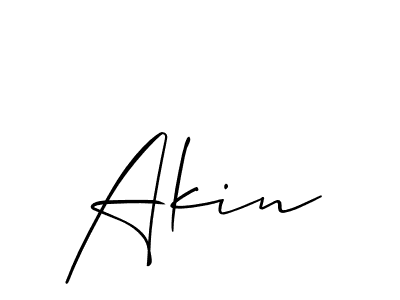 How to Draw Akin signature style? Allison_Script is a latest design signature styles for name Akin. Akin signature style 2 images and pictures png