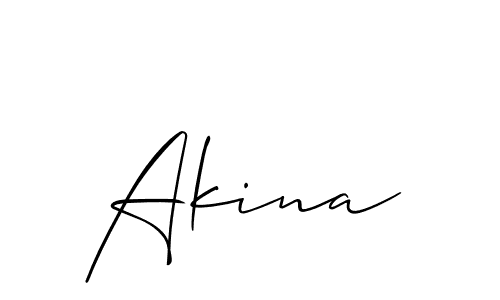 Make a short Akina signature style. Manage your documents anywhere anytime using Allison_Script. Create and add eSignatures, submit forms, share and send files easily. Akina signature style 2 images and pictures png