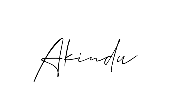 How to Draw Akindu signature style? Allison_Script is a latest design signature styles for name Akindu. Akindu signature style 2 images and pictures png