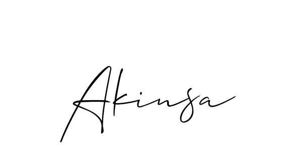 Akinsa stylish signature style. Best Handwritten Sign (Allison_Script) for my name. Handwritten Signature Collection Ideas for my name Akinsa. Akinsa signature style 2 images and pictures png