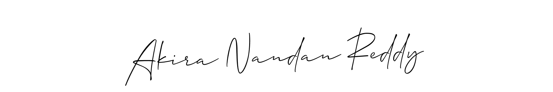 You can use this online signature creator to create a handwritten signature for the name Akira Nandan Reddy. This is the best online autograph maker. Akira Nandan Reddy signature style 2 images and pictures png