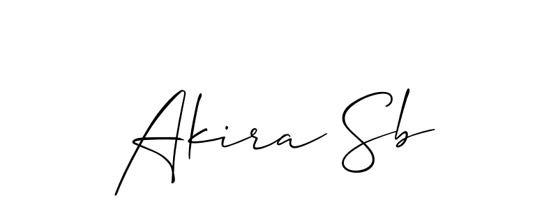 You can use this online signature creator to create a handwritten signature for the name Akira Sb. This is the best online autograph maker. Akira Sb signature style 2 images and pictures png