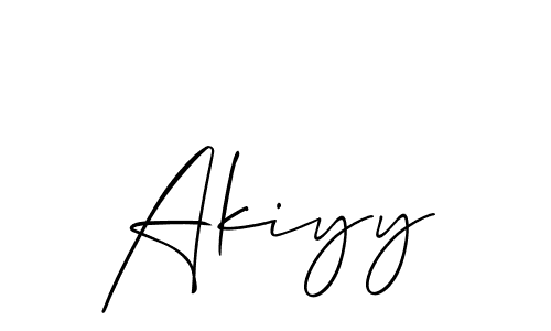 You can use this online signature creator to create a handwritten signature for the name Akiyy. This is the best online autograph maker. Akiyy signature style 2 images and pictures png