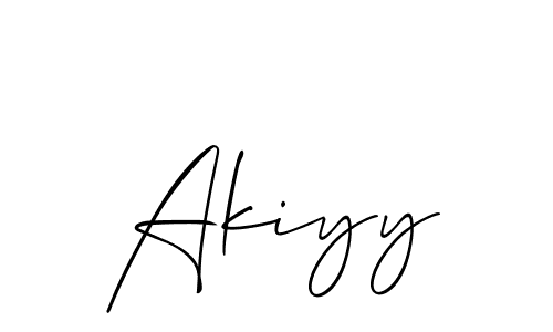 How to Draw Akiyy signature style? Allison_Script is a latest design signature styles for name Akiyy. Akiyy signature style 2 images and pictures png