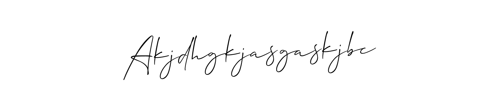 Once you've used our free online signature maker to create your best signature Allison_Script style, it's time to enjoy all of the benefits that Akjdhgkjasgaskjbc name signing documents. Akjdhgkjasgaskjbc signature style 2 images and pictures png