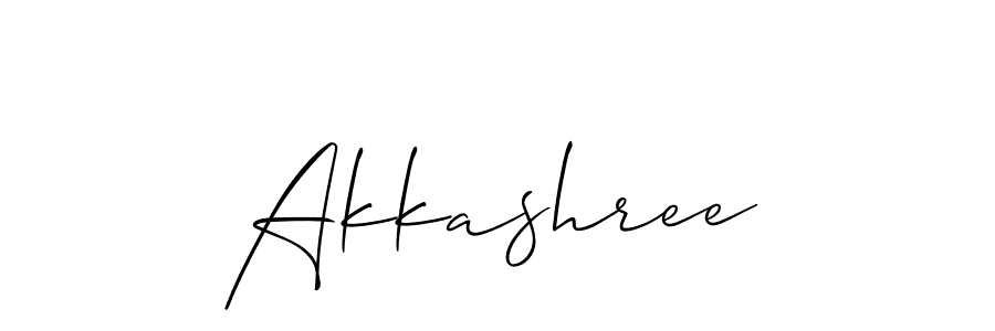 The best way (Allison_Script) to make a short signature is to pick only two or three words in your name. The name Akkashree include a total of six letters. For converting this name. Akkashree signature style 2 images and pictures png