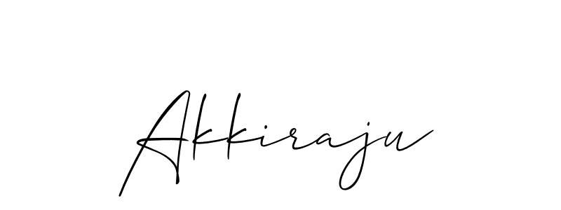 Make a beautiful signature design for name Akkiraju. With this signature (Allison_Script) style, you can create a handwritten signature for free. Akkiraju signature style 2 images and pictures png