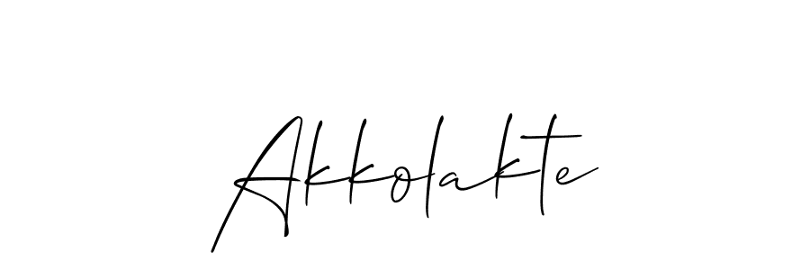 Here are the top 10 professional signature styles for the name Akkolakte. These are the best autograph styles you can use for your name. Akkolakte signature style 2 images and pictures png