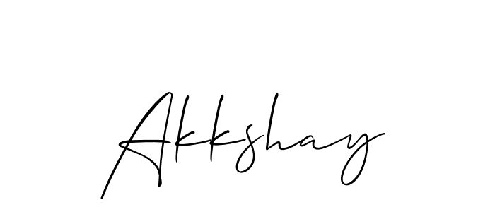 You can use this online signature creator to create a handwritten signature for the name Akkshay. This is the best online autograph maker. Akkshay signature style 2 images and pictures png