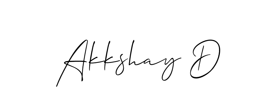 How to Draw Akkshay D signature style? Allison_Script is a latest design signature styles for name Akkshay D. Akkshay D signature style 2 images and pictures png