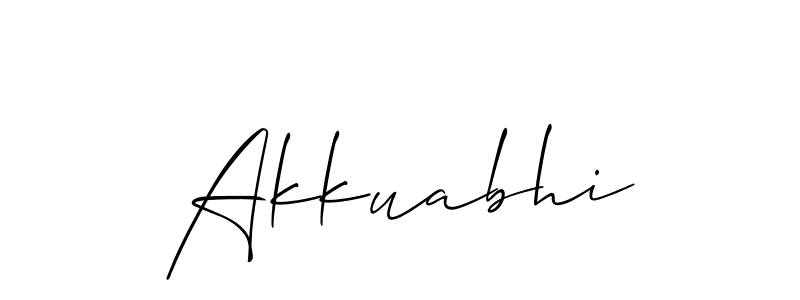 You can use this online signature creator to create a handwritten signature for the name Akkuabhi. This is the best online autograph maker. Akkuabhi signature style 2 images and pictures png
