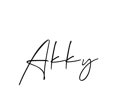 Make a short Akky signature style. Manage your documents anywhere anytime using Allison_Script. Create and add eSignatures, submit forms, share and send files easily. Akky signature style 2 images and pictures png