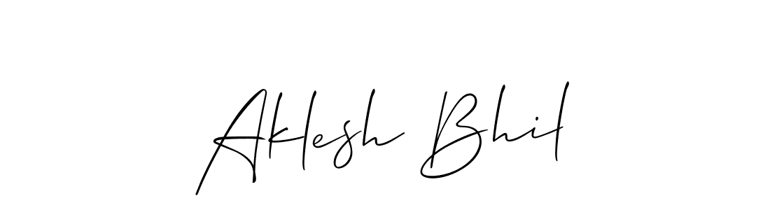 How to Draw Aklesh Bhil signature style? Allison_Script is a latest design signature styles for name Aklesh Bhil. Aklesh Bhil signature style 2 images and pictures png