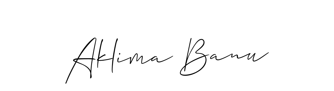 if you are searching for the best signature style for your name Aklima Banu. so please give up your signature search. here we have designed multiple signature styles  using Allison_Script. Aklima Banu signature style 2 images and pictures png