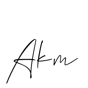 Make a beautiful signature design for name Akm. Use this online signature maker to create a handwritten signature for free. Akm signature style 2 images and pictures png