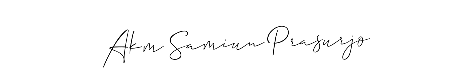 Here are the top 10 professional signature styles for the name Akm Samiun Prasurjo. These are the best autograph styles you can use for your name. Akm Samiun Prasurjo signature style 2 images and pictures png