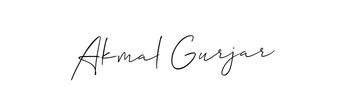 Best and Professional Signature Style for Akmal Gurjar. Allison_Script Best Signature Style Collection. Akmal Gurjar signature style 2 images and pictures png