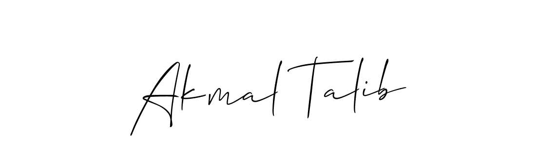 Once you've used our free online signature maker to create your best signature Allison_Script style, it's time to enjoy all of the benefits that Akmal Talib name signing documents. Akmal Talib signature style 2 images and pictures png