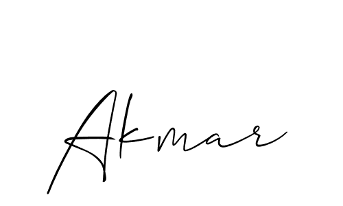 How to make Akmar name signature. Use Allison_Script style for creating short signs online. This is the latest handwritten sign. Akmar signature style 2 images and pictures png