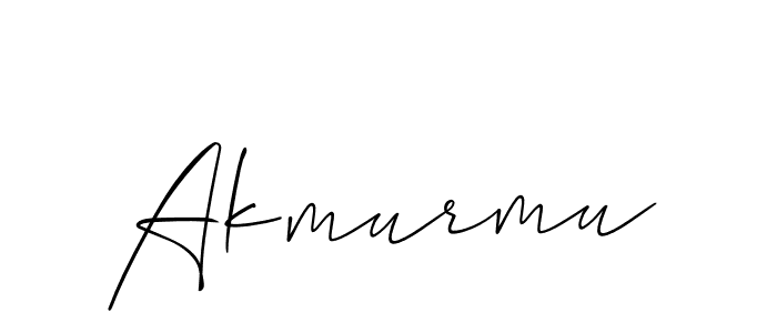 Once you've used our free online signature maker to create your best signature Allison_Script style, it's time to enjoy all of the benefits that Akmurmu name signing documents. Akmurmu signature style 2 images and pictures png