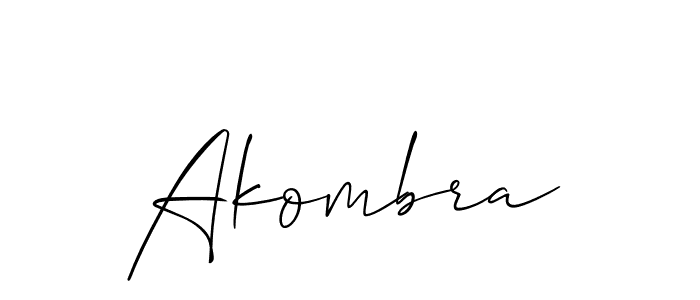 Akombra stylish signature style. Best Handwritten Sign (Allison_Script) for my name. Handwritten Signature Collection Ideas for my name Akombra. Akombra signature style 2 images and pictures png