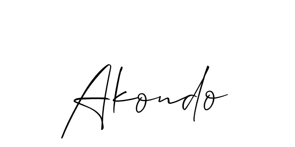 You can use this online signature creator to create a handwritten signature for the name Akondo. This is the best online autograph maker. Akondo signature style 2 images and pictures png