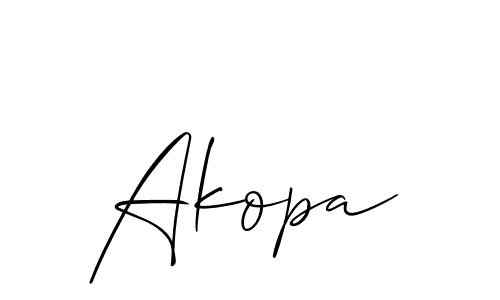 Check out images of Autograph of Akopa name. Actor Akopa Signature Style. Allison_Script is a professional sign style online. Akopa signature style 2 images and pictures png