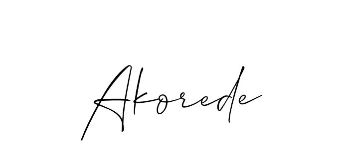 Similarly Allison_Script is the best handwritten signature design. Signature creator online .You can use it as an online autograph creator for name Akorede. Akorede signature style 2 images and pictures png