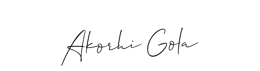See photos of Akorhi Gola official signature by Spectra . Check more albums & portfolios. Read reviews & check more about Allison_Script font. Akorhi Gola signature style 2 images and pictures png