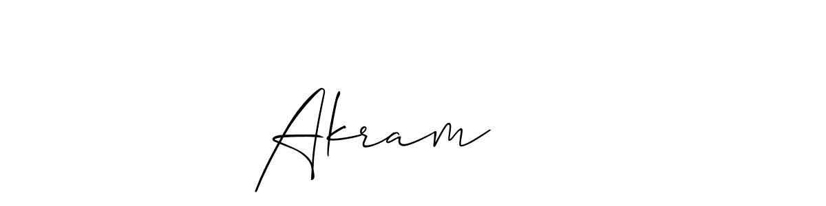 Create a beautiful signature design for name Akram خان. With this signature (Allison_Script) fonts, you can make a handwritten signature for free. Akram خان signature style 2 images and pictures png