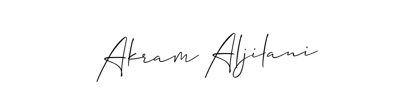 See photos of Akram Aljilani official signature by Spectra . Check more albums & portfolios. Read reviews & check more about Allison_Script font. Akram Aljilani signature style 2 images and pictures png