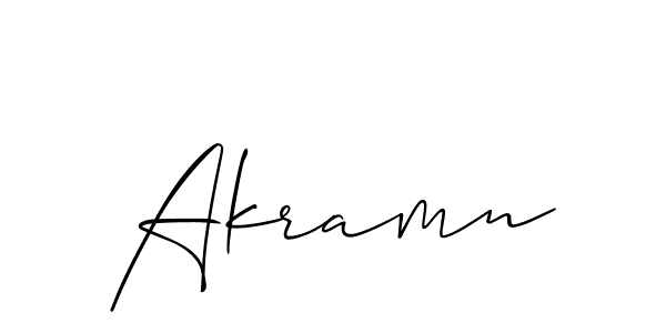 Make a beautiful signature design for name Akramn. Use this online signature maker to create a handwritten signature for free. Akramn signature style 2 images and pictures png