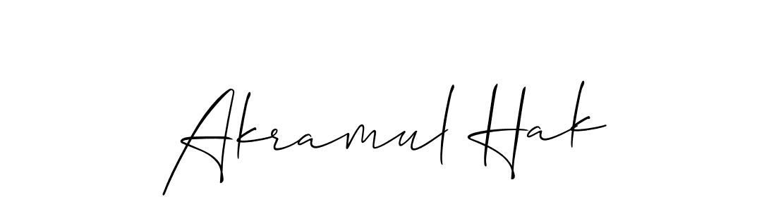 The best way (Allison_Script) to make a short signature is to pick only two or three words in your name. The name Akramul Hak include a total of six letters. For converting this name. Akramul Hak signature style 2 images and pictures png