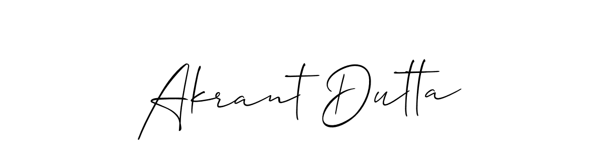 if you are searching for the best signature style for your name Akrant Dutta. so please give up your signature search. here we have designed multiple signature styles  using Allison_Script. Akrant Dutta signature style 2 images and pictures png