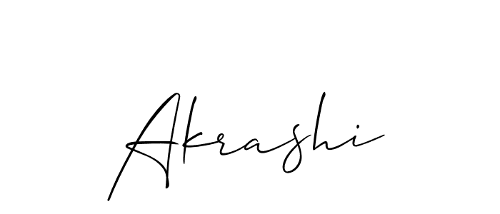 Once you've used our free online signature maker to create your best signature Allison_Script style, it's time to enjoy all of the benefits that Akrashi name signing documents. Akrashi signature style 2 images and pictures png